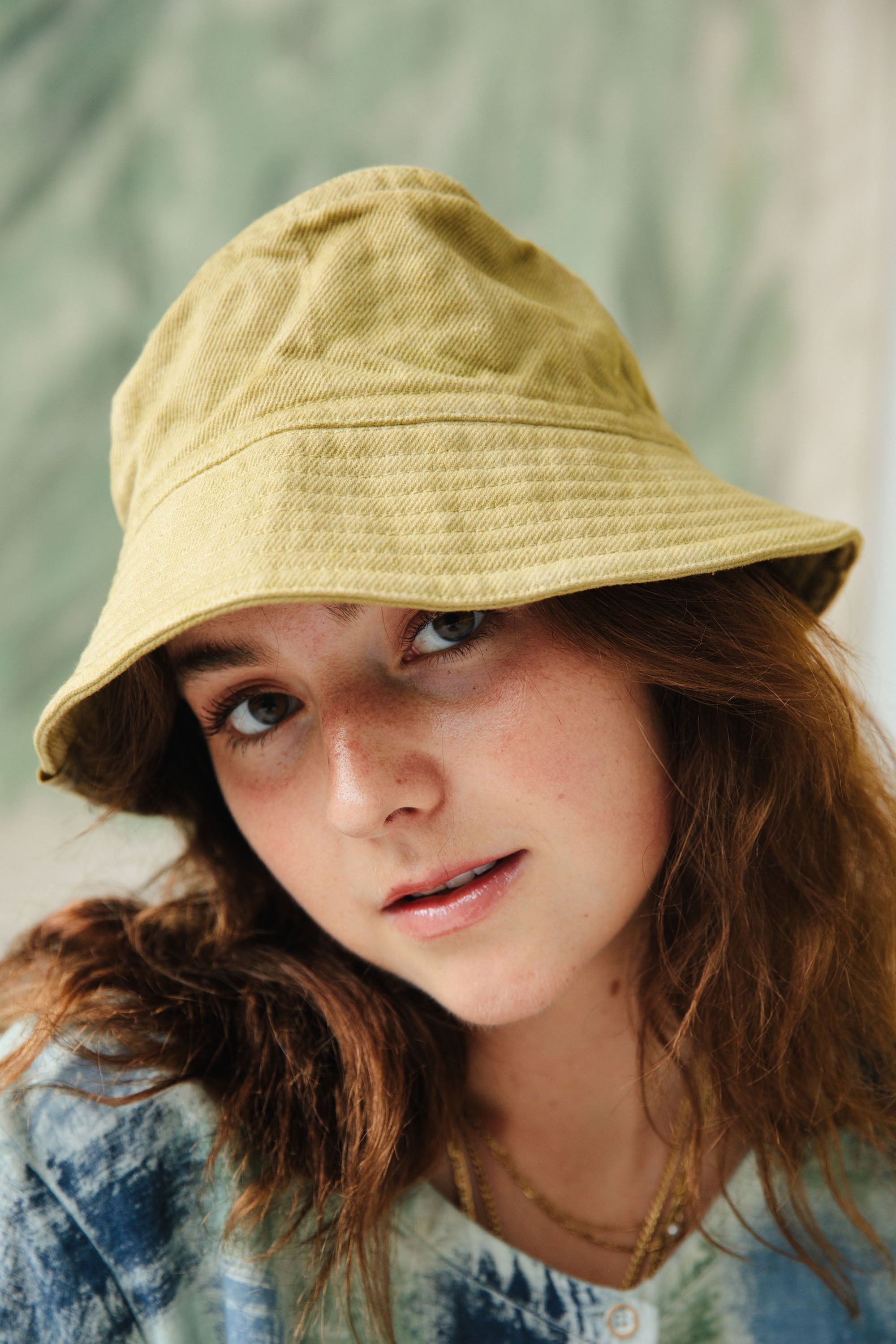 Hand-Dyed Cotton Bucket Hat - Osage