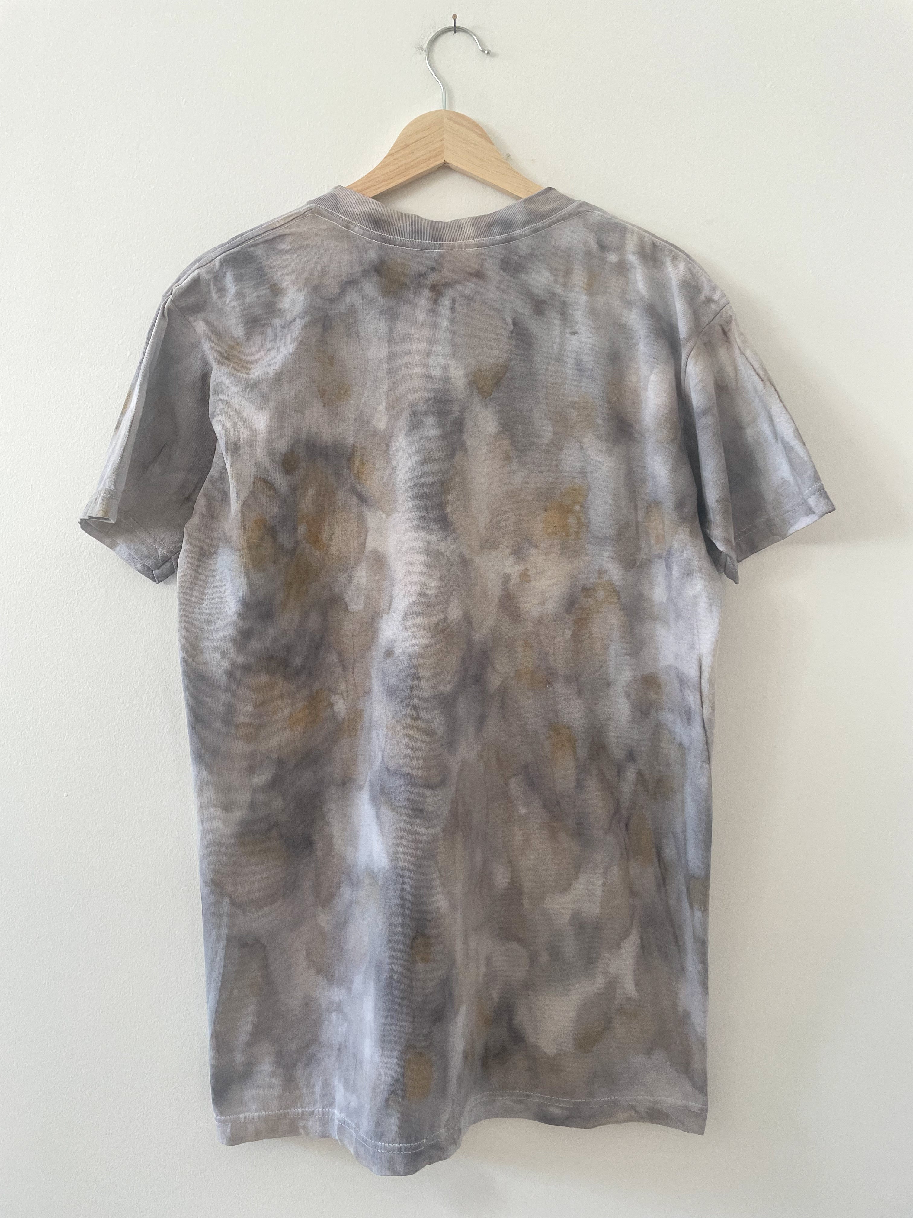 Hand-Dyed & Painted Cotton T-shirt - Sumac