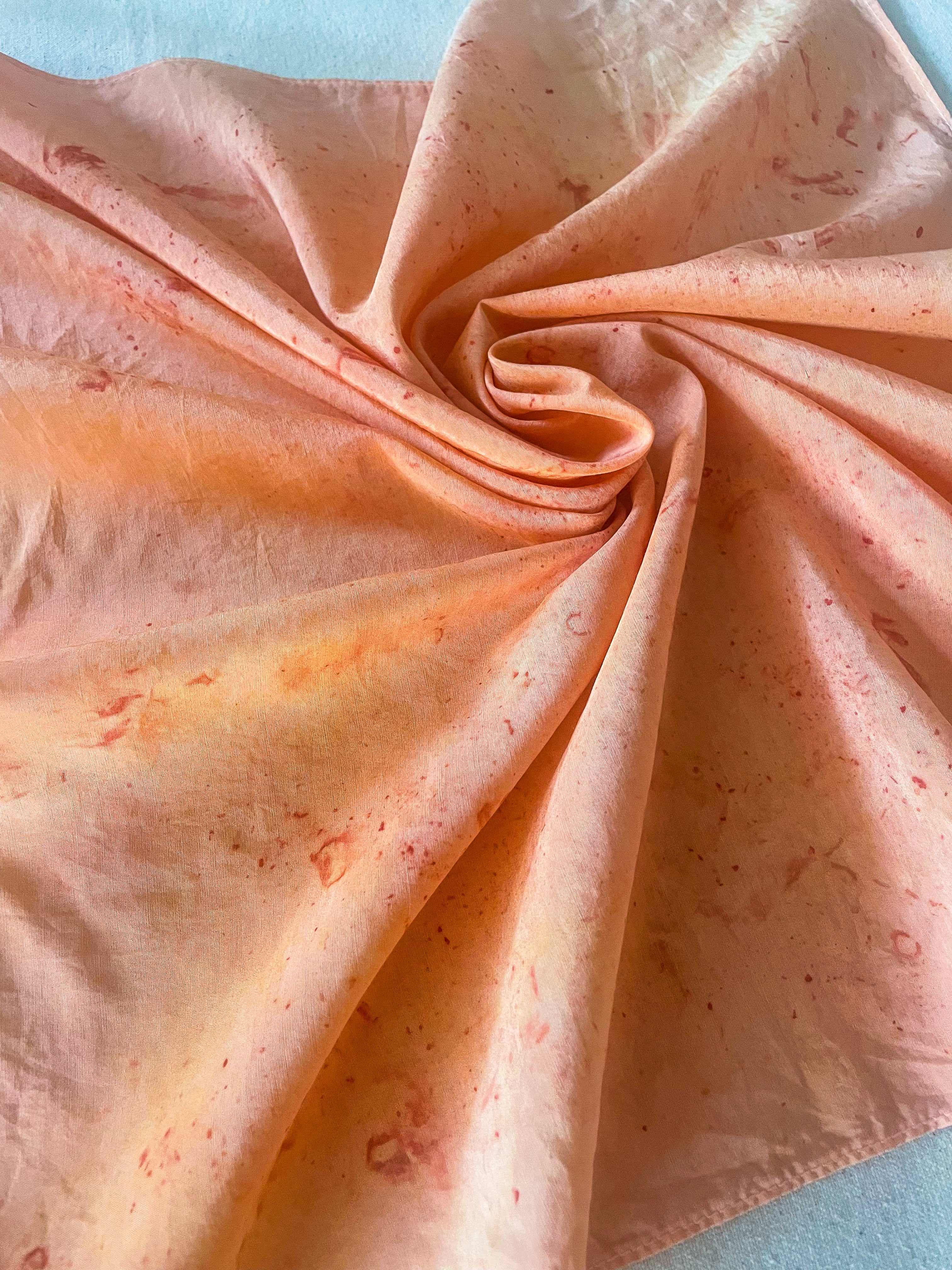 Hand-Dyed Silk Scarves - Madder Root Pink