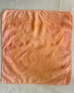 Hand-Dyed Silk Pocket Squares - Madder Root Pink