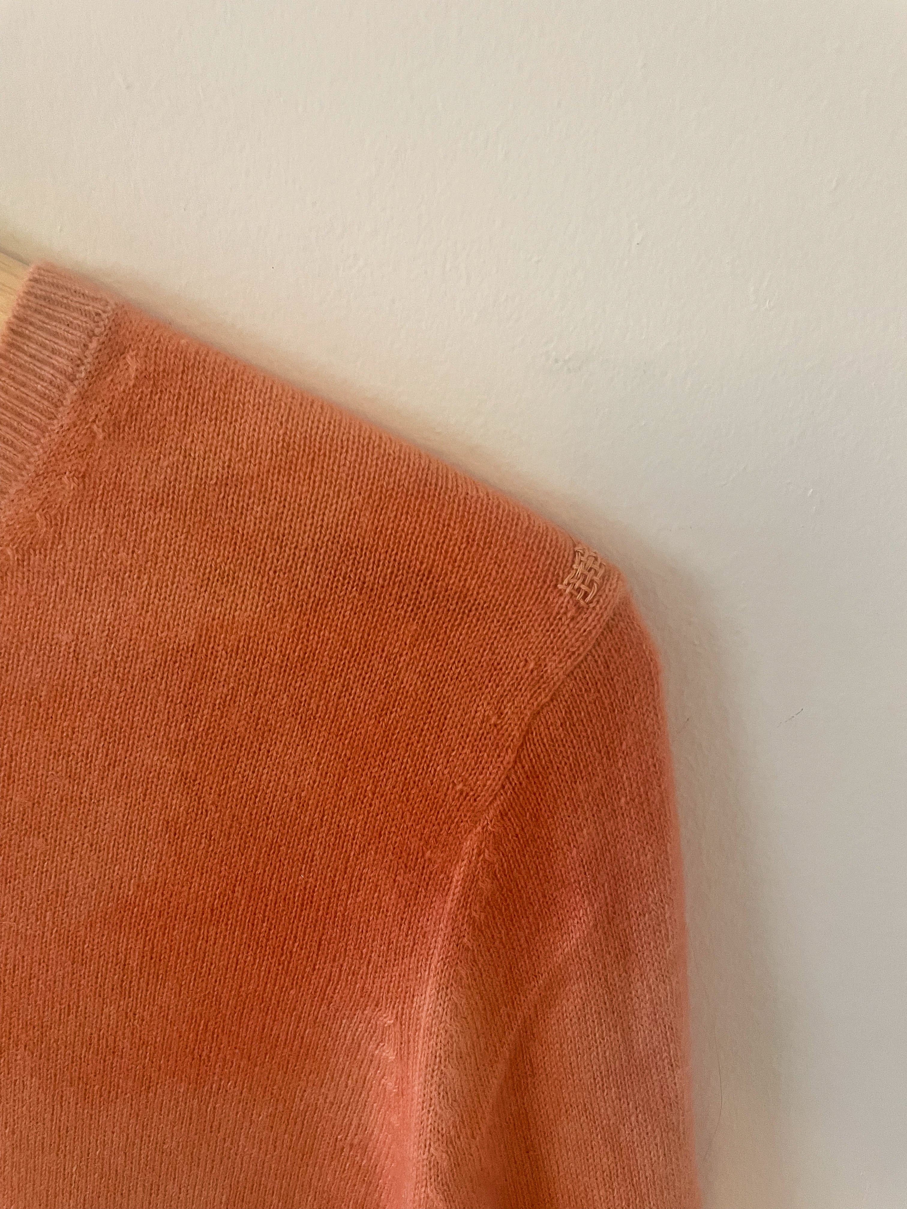 Hand Dyed Cashmere Sweater - Madder Root
