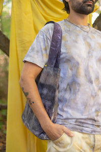 Hand-Dyed & Painted Cotton T-shirt - Sumac